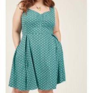 Modcloth Retro glow A-line Dress